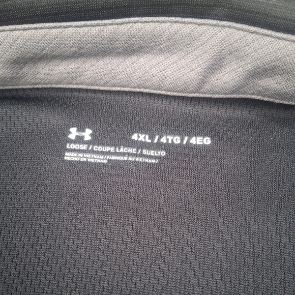 Under Armour Men's Tech Polo Shirt Black Classic 4XL - Picture 5 of 16
